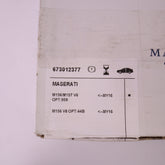 Genuine Rear Brake Pads Kit For Maserati Ghibli, Quattroporte 673012377